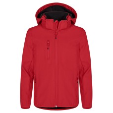 CLIQUE CLASSIC SOFTSHELL JKT JUNIOR RED
