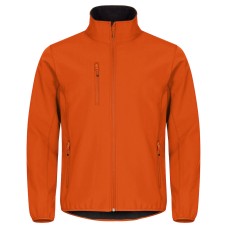 CLIQUE CLASSIC SOFTSHELL JACKET BLOOD ORANGE
