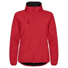 CLIQUE CLASSIC SOFTSHELL JACKET WOMEN RED