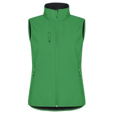 CLIQUE CLASSIC SOFTSHELL VEST WOMEN APPLE GREEN