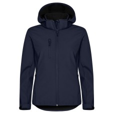 CLIQUE CLASSIC SOFTSHELL HOODY JACKET WOMEN DARK NAVY