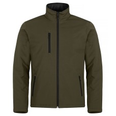 CLIQUE PADDED SOFTSHELL JACKET FOG GREEN