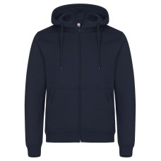 CLIQUE MIAMI HOODY FZ DARK NAVY