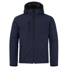 CLIQUE PADDED HOODY SOFTSHELL JACKET DARK NAVY