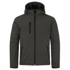 CLIQUE PADDED HOODY SOFTSHELL JACKET DARK GREY