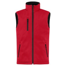 CLIQUE PADDED SOFTSHELL VEST RED