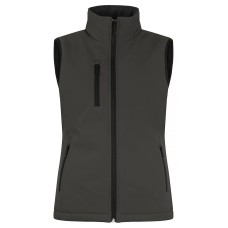 CLIQUE PADDED SOFTSHELL VEST WOMEN DARK GREY