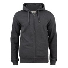 CLIQUE PREMIUM OC HOODY FZ ANTRACIT MELANGE