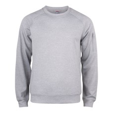 CLIQUE BASIC ACTIVE ROUNDNECK GREY MELANGE