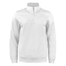 CLIQUE BASIC ACTIVE HALF ZIP WHITE