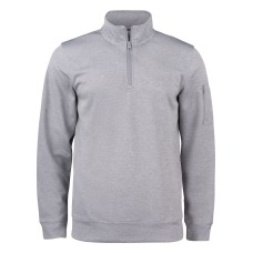CLIQUE BASIC ACTIVE HALF ZIP GREY MELANGE