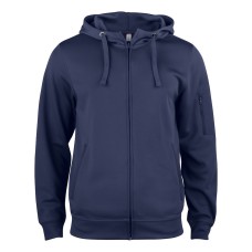 CLIQUE BASIC ACTIVE HOODY FZ DARK NAVY