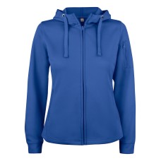 CLIQUE BASIC ACTIVE HOODY FZ WOMEN ROYAL BLUE