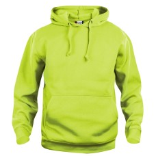 CLIQUE BASIC HOODY VISIBILITY GREEN