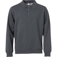 CLIQUE BASIC POLO SWEATER ANTRACIT MELANGE