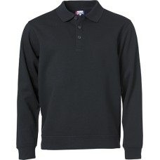 CLIQUE BASIC POLO SWEATER BLACK