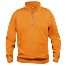 CLIQUE BASIC HALF ZIP VISIBILITY ORANGE