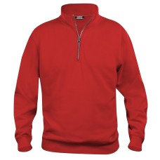 CLIQUE BASIC HALF ZIP RED