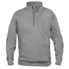 CLIQUE BASIC HALF ZIP GREY MELANGE