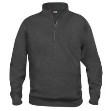 CLIQUE BASIC HALF ZIP ANTRACIT MELANGE
