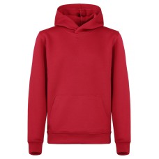 CLIQUE BASIC ACTIVE HOODY JUNIOR RED