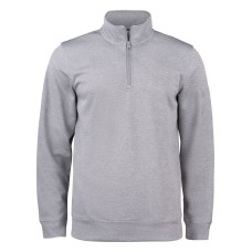 CLIQUE BASIC ACTIVE HALF ZIP JUNIOR GREY MELANGE