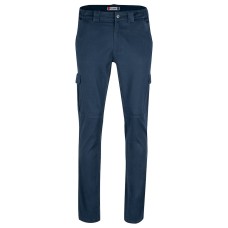 CLIQUE CARGO POCKET STRETCH PANTS DARK NAVY