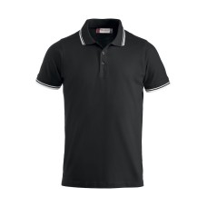 CLIQUE AMARILLO POLO BLACK/WHITE