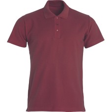 CLIQUE BASIC POLO BURGUNDY