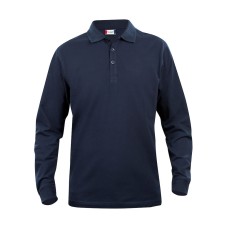 CLIQUE BASIC POLO L/S JUNIOR DARK NAVY
