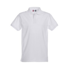 CLIQUE STRETCH PREMIUM POLO WHITE
