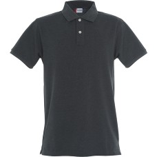 CLIQUE STRETCH PREMIUM POLO ANTRACIT MELANGE