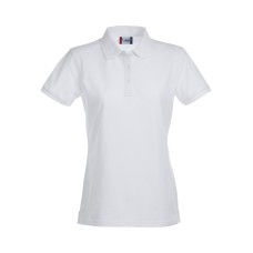 CLIQUE STRETCH PREMIUM POLO WOMEN WHITE