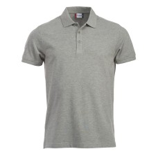 CLIQUE CLASSIC LINCOLN S/S POLO GREY MELANGE