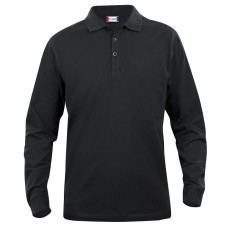 CLIQUE CLASSIC LINCOLN L/S POLO BLACK