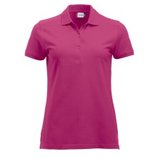 CLIQUE CLASSIC MARION S/S POLO BRIGHT CERISE
