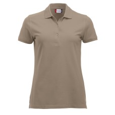 CLIQUE CLASSIC MARION S/S POLO CAFFE LATTE