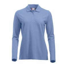 CLIQUE CLASSIC MARION L/S POLO LIGHT BLUE