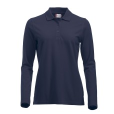 CLIQUE CLASSIC MARION L/S POLO DARK NAVY