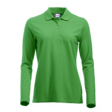 CLIQUE CLASSIC MARION L/S POLO APPLE GREEN