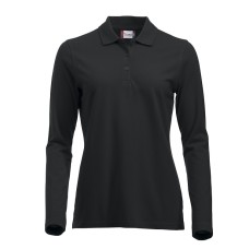 CLIQUE CLASSIC MARION L/S POLO BLACK