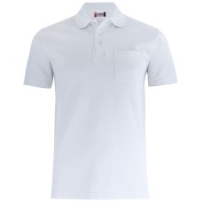 CLIQUE BASIC POLO W. POCKET WHITE