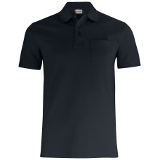 CLIQUE BASIC POLO W. POCKET BLACK