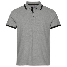 CLIQUE AUSTIN POLO GREY MELANGE