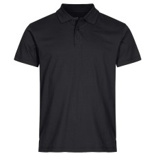 CLIQUE SINGLE JERSEY POLO BLACK