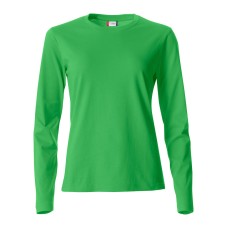 CLIQUE BASIC-T L/S WOMEN APPLE GREEN