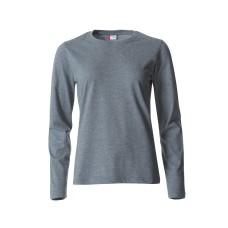 CLIQUE BASIC-T L/S WOMEN GREY MELANGE
