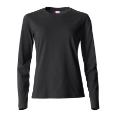 CLIQUE BASIC-T L/S WOMEN BLACK