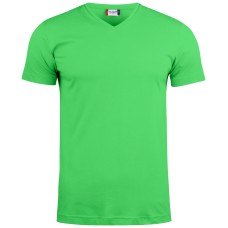 CLIQUE BASIC-T V-NECK APPLE GREEN