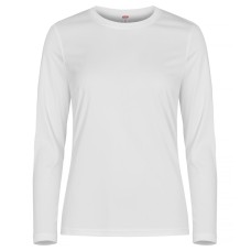 CLIQUE BASIC ACTIVE-T WOMEN LS WHITE